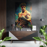 Rocky Brushed Aluminum Dibond Wall Art.